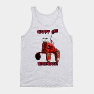 Happy 12th birthday tractor design Tank Top